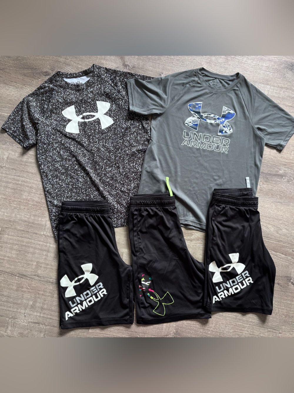 Under Armour boys Athletic Tee and Shorts Bundle